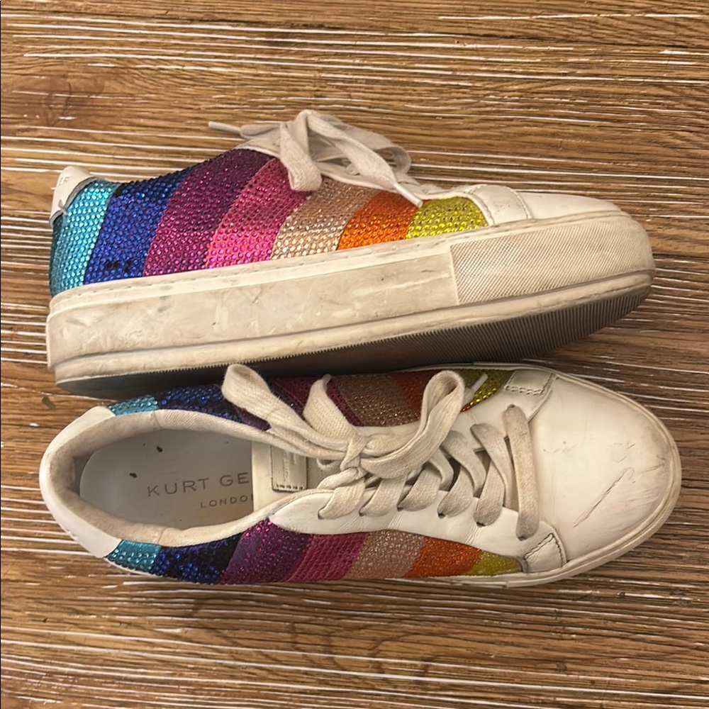 Kurt Geiger Multicolor Sequin Sneakers
